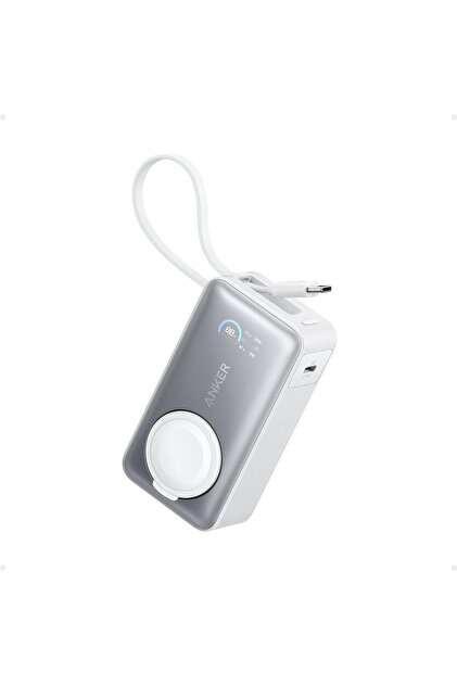 Anker Maggo Powerbank (10K, 35W, Apple Watch İçin) - Beyaz - A1657