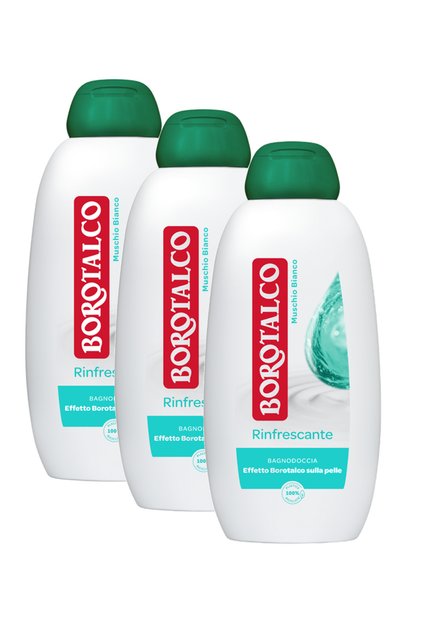 Освежаващ душ гел Muschio Bianco, 3 x 600 мл
