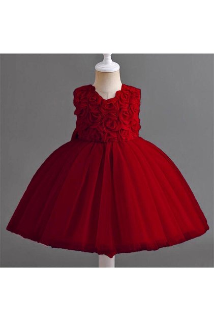 Rose Pattern Design Dress