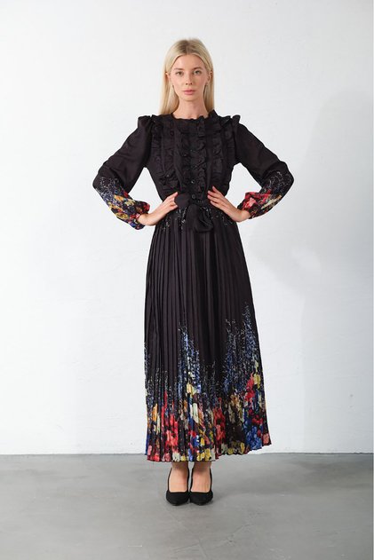 Women White Sash Design Dress Nbms42156