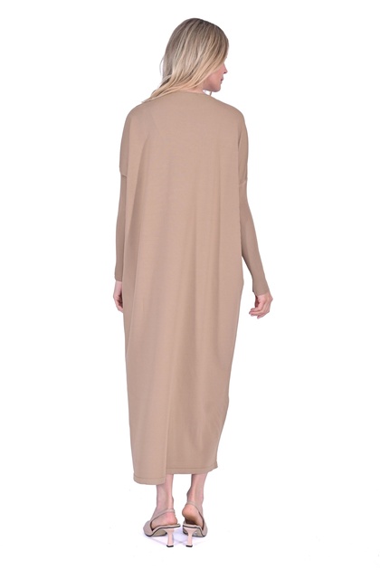 Invee İNVEE 5747 Camel Triko Elbise - Fiyatı, Yorumları