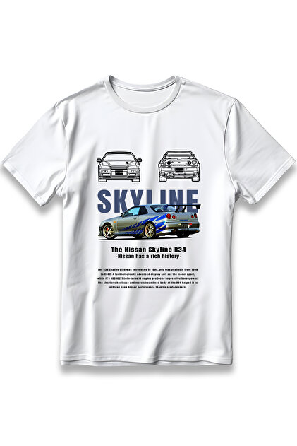 EZG Business NISSAN SKYLINE GTR R34 Brian O'Conner T-Shirt Unisex