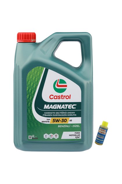 Magnatec 5w-30 Tam Sentetik Motor Yağı 4 Litre Cam Suyu Konsantresi 80 ml