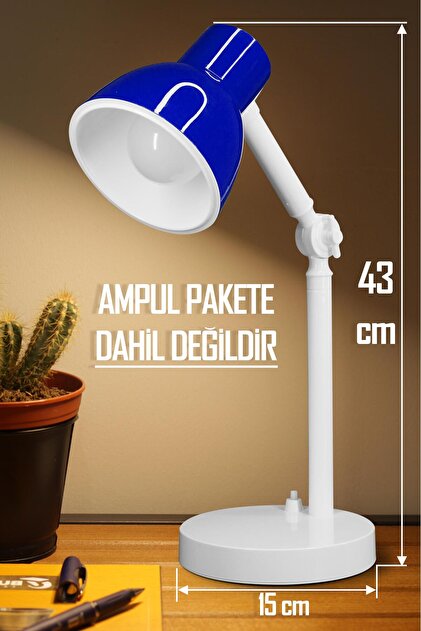 Telvesse Akrobat Masa Lambası Retro Model Kablolu Elektrikli Ders