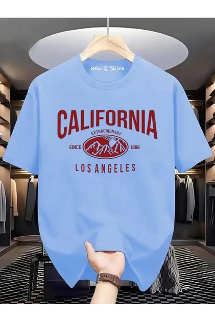California Printed Oversize T-shirt