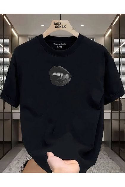 Unisex Carzy Lips T-Shirt