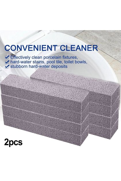 2pcs Pumice Stones Water Cleaning Pumice Scouring Pad Cleaner Stain Removal For Home Toilet Bowl ...