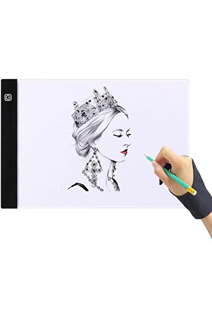 valkyrie MDDG Led Işıklı A4 Boy Çizim Kopyalama Eskiz Çizim Ultra