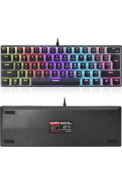 valkyrie Blue Switch Mekanik Oyuncu Klavye - 61Key Full RGB