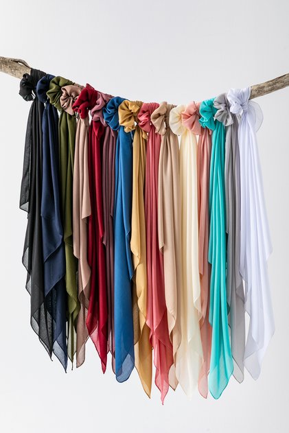 Plain Cheesecloth for Women 100X100 cm Cheesecloth for Writing - 15 Mixed Colors - Suitable for Daily and Sporadic Use