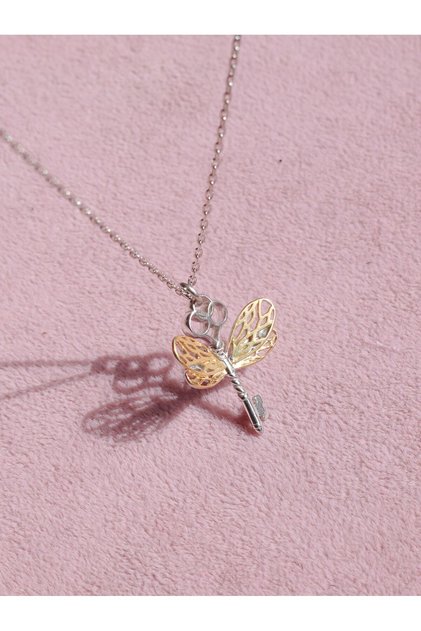 Harry Potter Flying Key Kolye 925 Gümüş-gümüş Kaplama