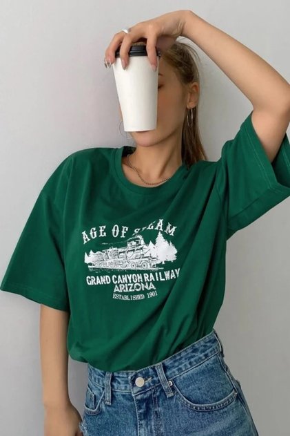 Unisex Age Of Steam Printed Design T-shirt