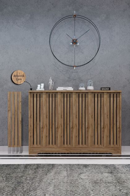 Efes Model, Çam Renk,iç Ölçü 116 Cm Dış Ölçü 120 Cm Petek Kaplama, Dresuar