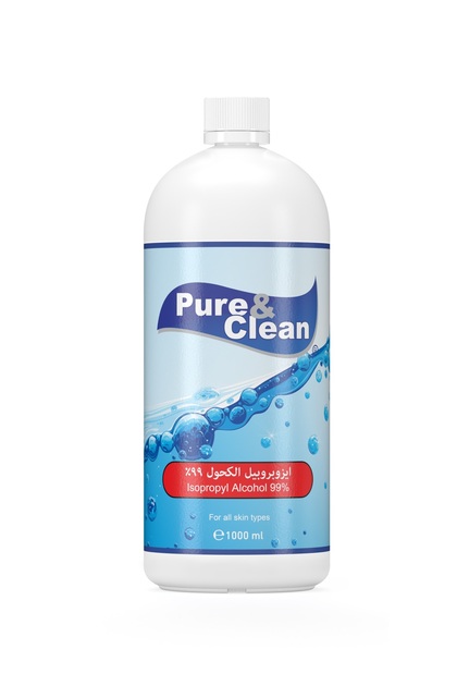 محلول كحول إيزوبروبيل نقي ونظيف 99.9% - 1000 مل