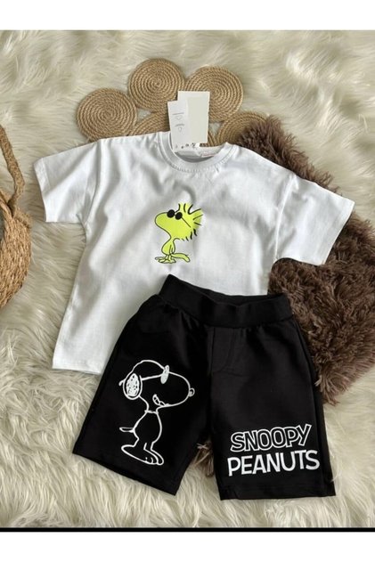 New Season Snoopy Peanuts Printed Unisex Set