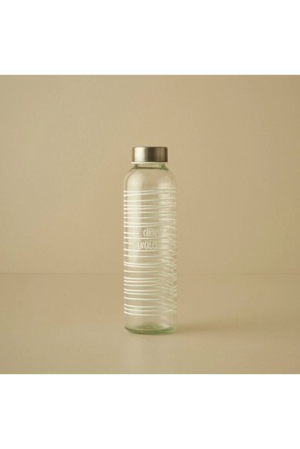 Drink Water Glass Water Bottle White Flask