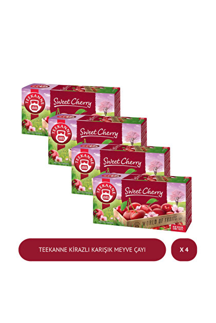 Cherry Mixed Fruit Tea Sweet Cherry 4 Bundle