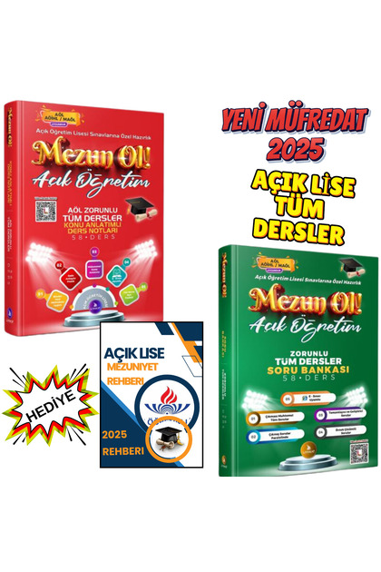 Liyakat Yayınları 2025-2026 Yeni Müfredat AÖL Tüm Sınıflar