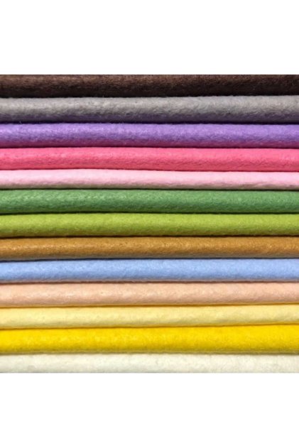 10 Colors You Want Polyester Soft Felt Fabric, DIY Doll Craft Materials