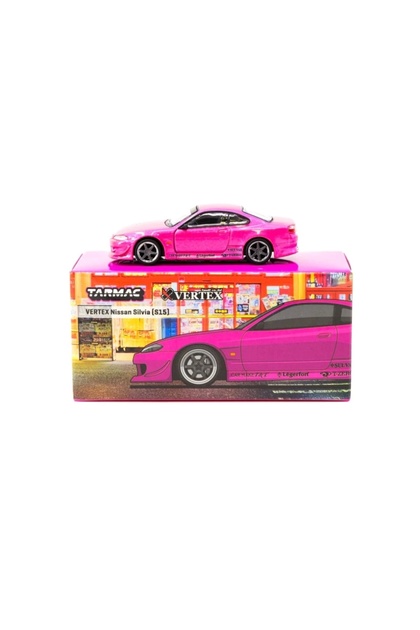 Tarmac Works 1/64 VERTEX Nissan Silvia S15 Pink Metallic - Fiyatı