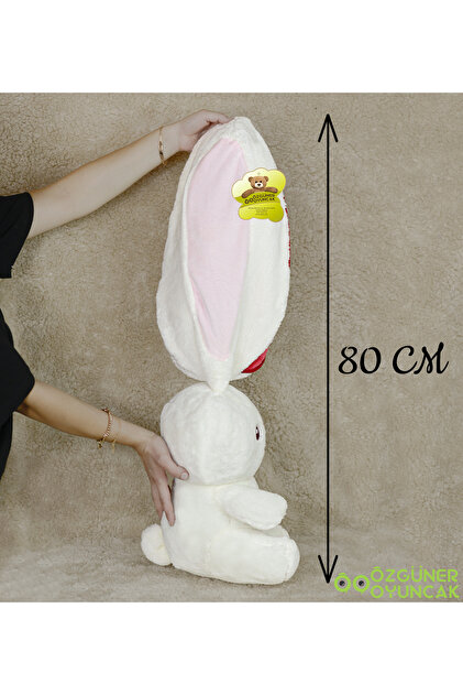 HARİKA PELUŞ FABRİKASI Çilek Tavşan Çantalı 80 cm - Fiyatı, Yorumları