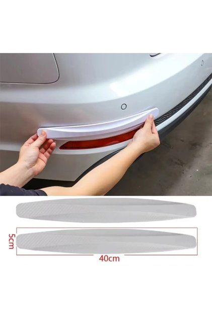 Toyota Corolla Yeni ile Uyumlu Esnek Tampon Koruma Bandı Yumuşak Koruyucu Şerit 2 Adet