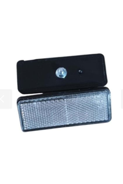 KÖŞELİ ÇAMURLUK REFLEKTÖRÜ BEYAZ 5mm (adet)