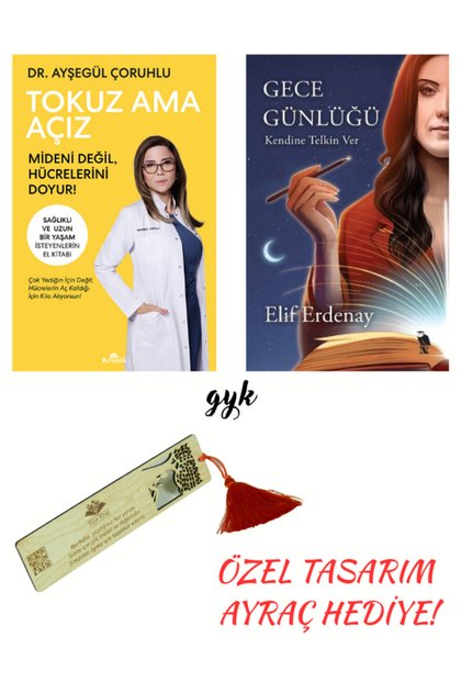 Tokuz Ama Açız ve Gece Günlüğü 2'li SET (AYRAÇ HEDİYELİ!)