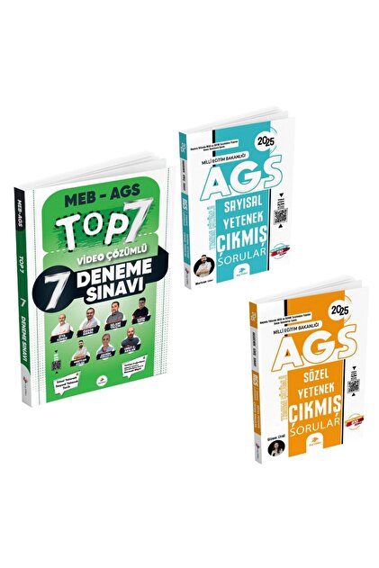 Dizgi Kitap 2025 Meb Ags TOP Video Çözümlü 7 Deneme Sınavı