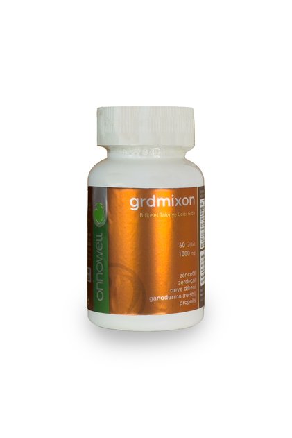 Grdmixon – Zencefil, Zerdeçal, Reishi Ve Propolis Içerikli Bitkisel Takviye | 60 Tablet