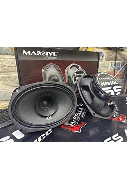 Soundmax Sx-m69xh Çifti 500wat-200w Rms Kapaklı 6x9 Oval Oto