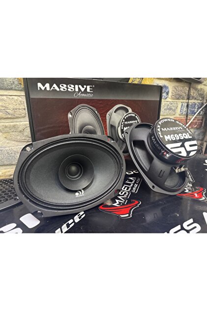 EMRE ELEKTRONİK M69sql Oto Mıdrange Oval 6x9 400watt 100 Rms 2