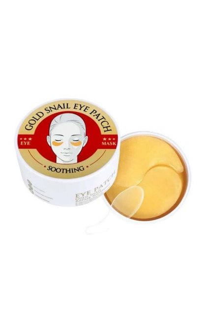 Set 60 Plasturi Hidrogel Pentru Ochi, Cu Aur, Extract De Melc, Spirulina Colagen, , Eye Patch