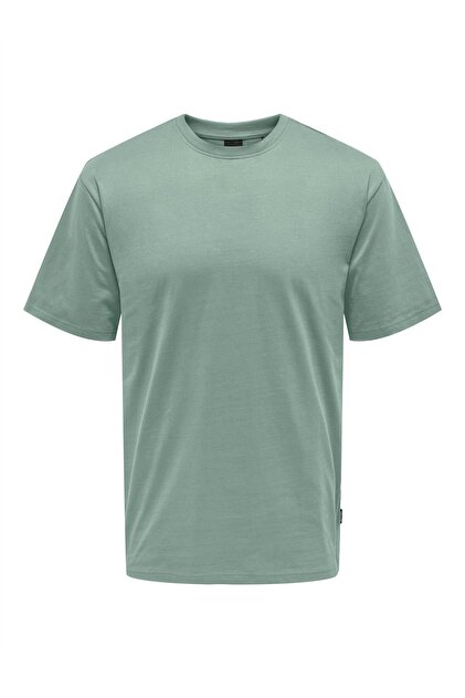 Only & Sons ONSFRED LIFE RLX SS TEE NOOS Erkek Yeşil T-Shirt Only & Sons ONSFRED LIFE RLX SS TEE NOOS Erkek Yeşil T-Shirt