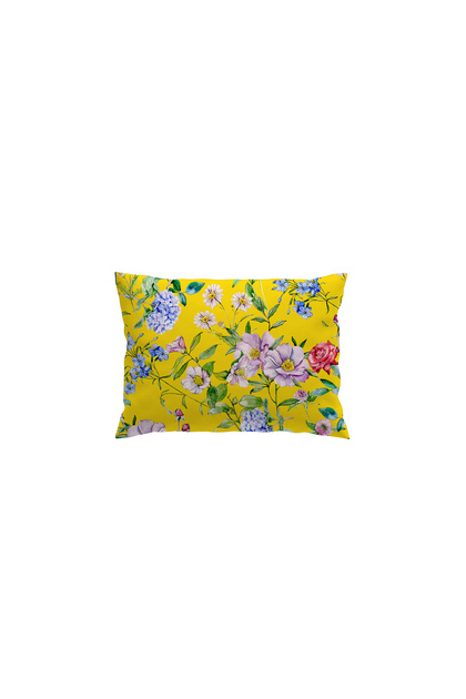 Double Sided Digital Printing Throw Pillow Cover Flower Garden