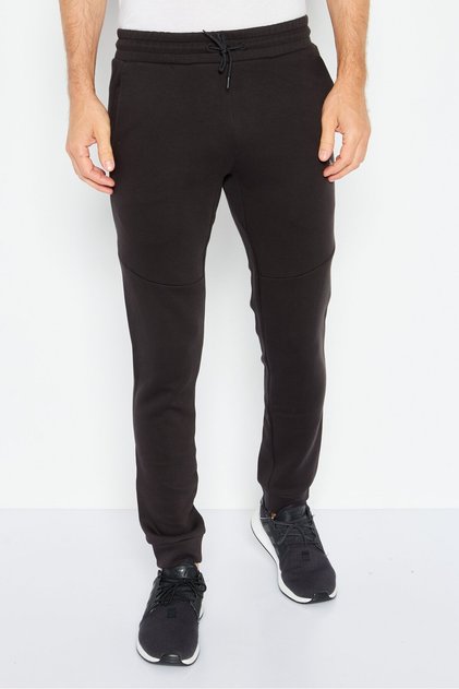 Men Slim Fit Training Sweatpants, Black