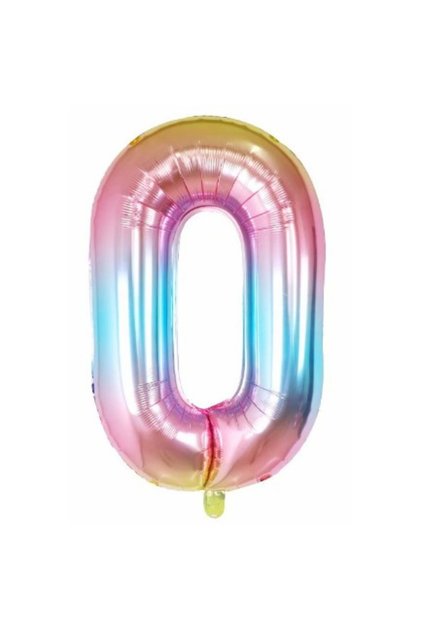 Balon Flippy, Cifra, 40 cm, , Multicolor, Cifra 0