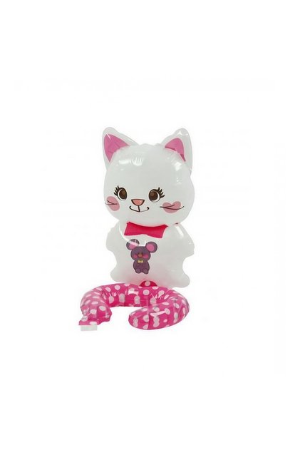 Balon, Flippy, Figurine Animalute, Tip Bratara, Model Pisica, 13 x 35 cm, , Alb
