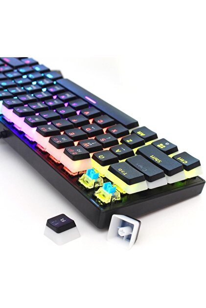 valkyrie Blue Switch Mekanik Oyuncu Klavye - 61key Full Rgb