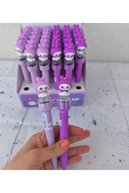 senacacollection Istampalı Kuromi Jel Kalem Mühürlü Kalem 1 Adet