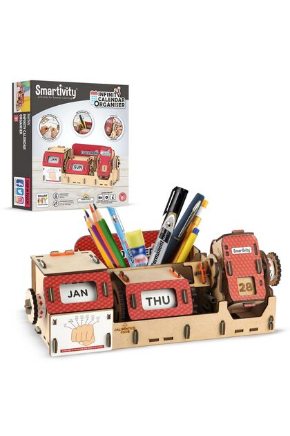 Infinity Calendar Organizer Stem Diy Fun Toy, Best Gift For Boys & Girls Age 8-14