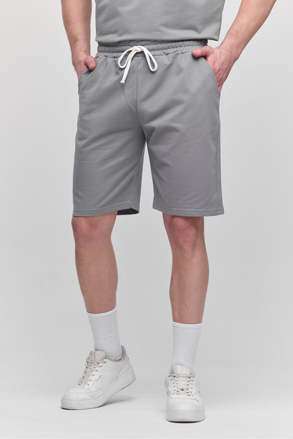 Men's Comfort Fit Gray Shorts & Bermuda