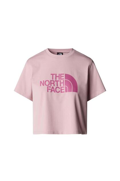 Kadın EASY RELAXED CROPPED Tişört NF0A8A6HA1O1 Pembe-XS