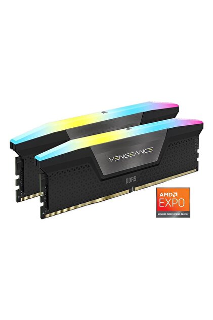Corsair VENGEANCE RGB 64GB (2X32GB) DDR5 6000MHz CL30 AMD EXPO Ram