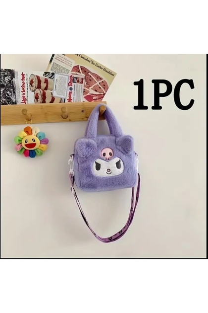 Genel Markalar Kuromi Sanrio El Çantası , Kadın Makyaj Çantası