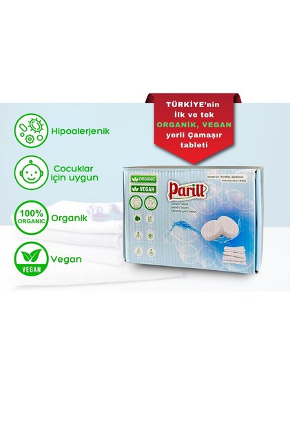 Parill Çamaşır Tableti-Vegan-Beyazlar için