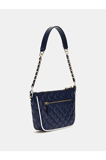 Guess CRUISE VIBE TOP ZIP SHLDR BAG Kadın Lacivert Omuz Çantası
