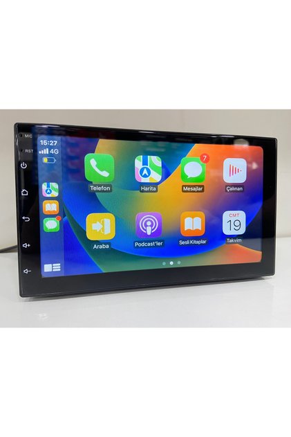 7 Inç Dabıl Teyp Carplay Qled Ekran Ahd Kameralı Pro Seri