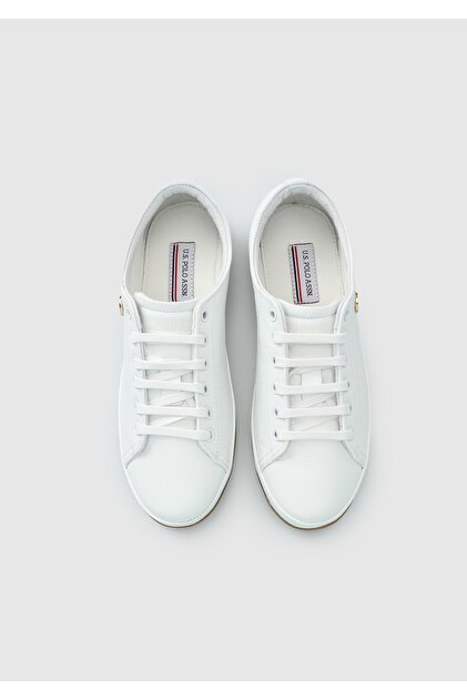U.S. Polo Assn. Jojo Beyaz Deri Kadın Sneaker - Fiyatı, Yorumları