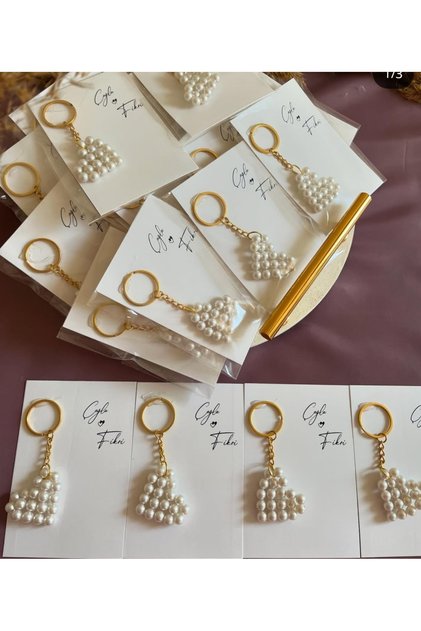 ميدالية مفاتيح على شكل قلب 20 قطعة